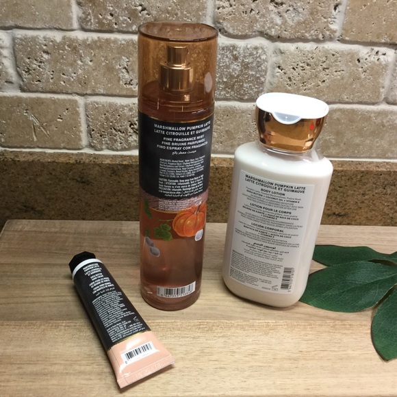 Bath & Body Works Marshmallow Pumpkin Latte Bundle - Picture 2 of 2